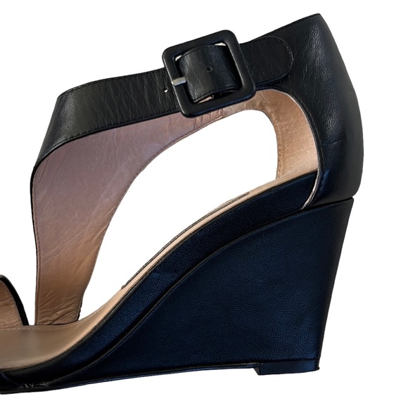 French Connection Leather Unice Wedge Sandals - Picture 4 of 10